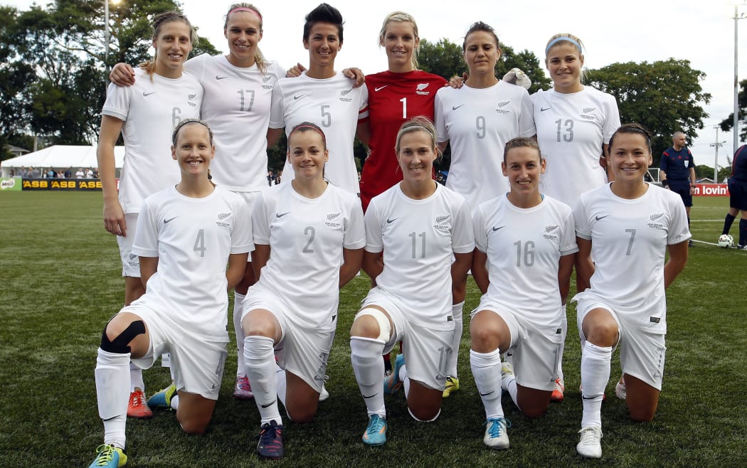 Football Ferns team photo, February 2015.