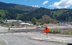 Dublin Street in Picton remains closed as KiwiRail and NZTA discuss the future of the Dublin Street overbridge.