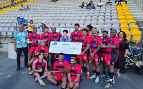The Wellington Fijian Flyers, 2023 Bula 7s champions. Photo: Wellington Fijian Flyers.