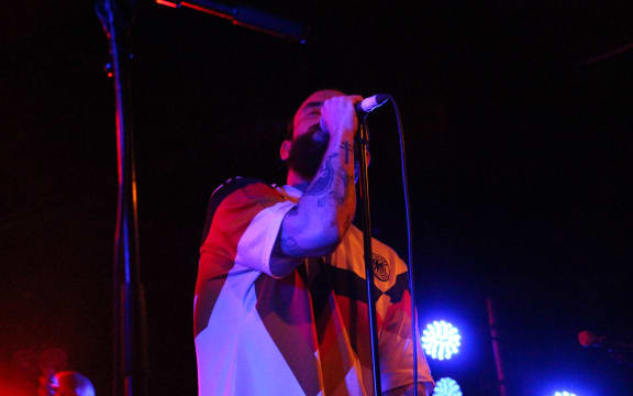 Idles singer Joe Talbot at The Tuning Fork