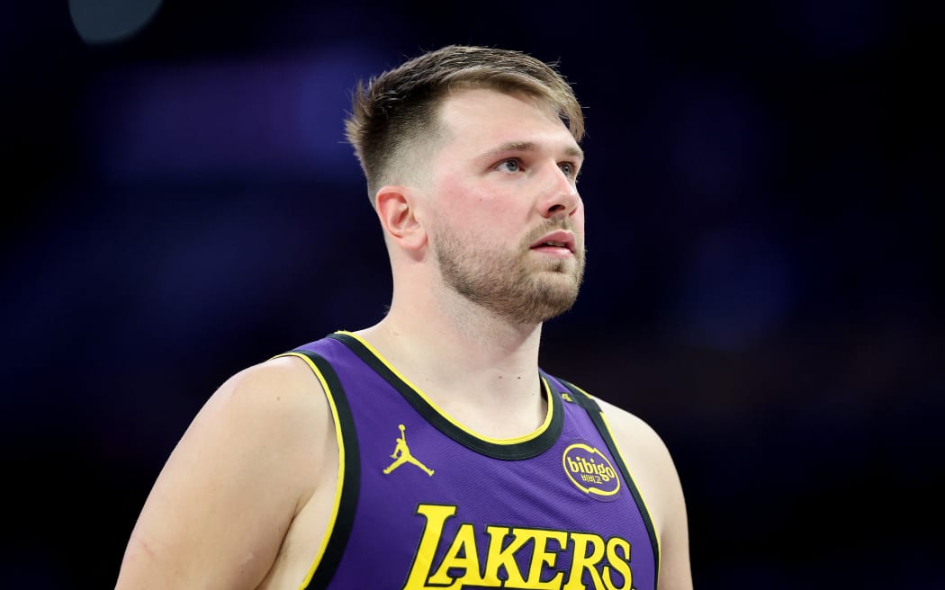 Luka Doncic of the Los Angeles Lakers.