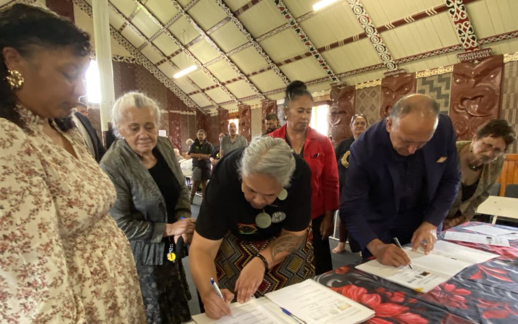 Mana Whakahono a Rohe agreement between NRC and Ngāti Hine.
