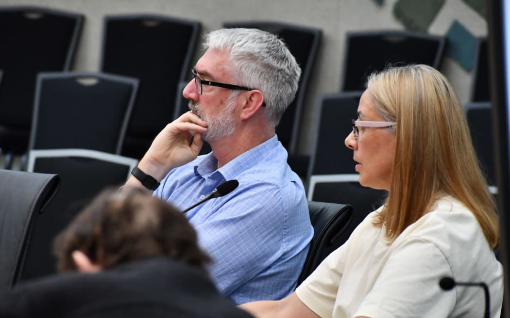 Rotorua Lakes Council destination development group manager Jean-Paul Gaston and community safety and regulatory services director Mihikore Owen.