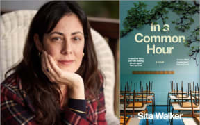 Image of Sita Walker and the cover of her novel