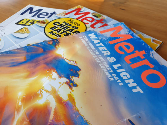 Some recent copies of Metro magazine