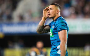 Sonny Bill Williams playing for the Blues.