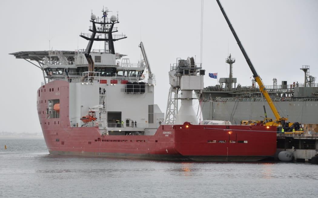 Australian Defence vessel the Ocean Shield.