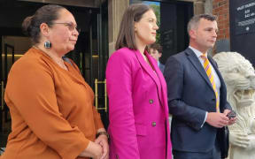 ACT MPs Brooke van Velden, Nicole McKee and David_Seymour.