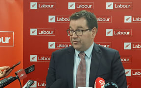 Labour MP Grant Robertson at the party's  election year congress.