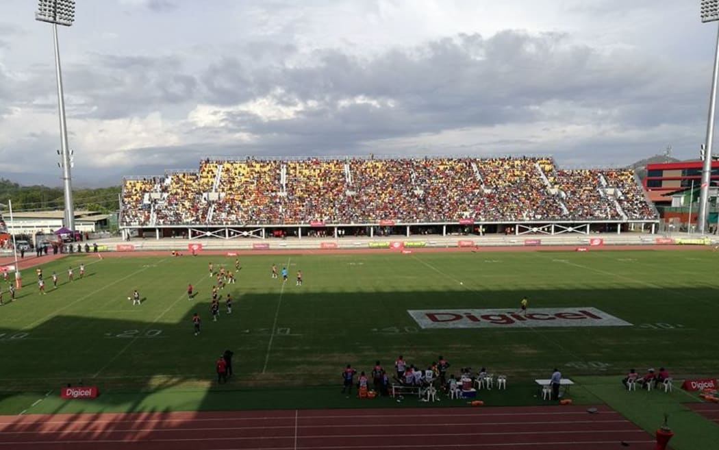 Sir John Guise Stadium during the Digicel Cup grand final between Lae Snax Tigers and Rabaul Agmark Gurias.