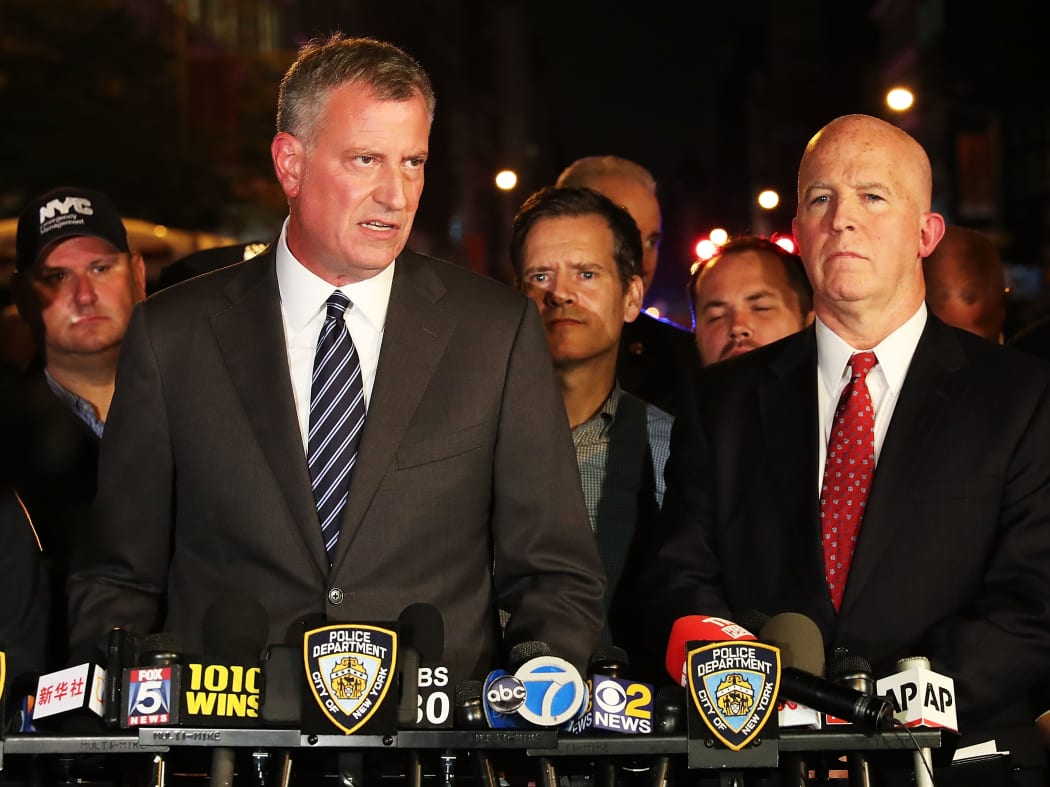 explosion on West 23rd Street in New York