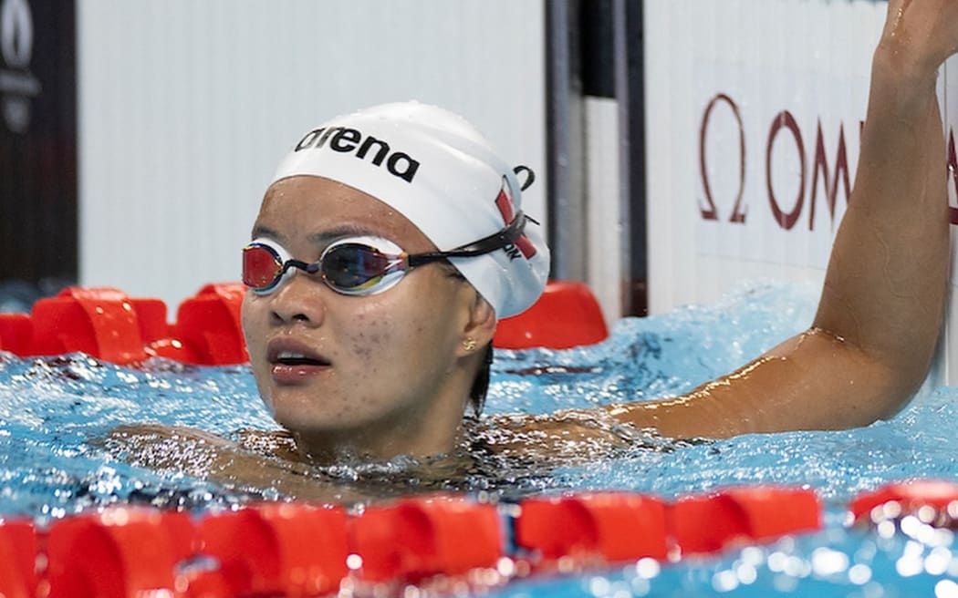 Yuri Hosei competed in the women's 50m freestyle at the Paris 2024 Olympic Games.