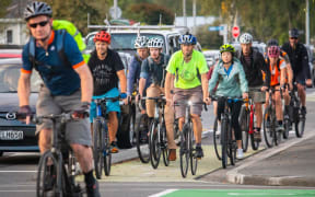 The number of people cycling in Christchurch is at an all-time high.