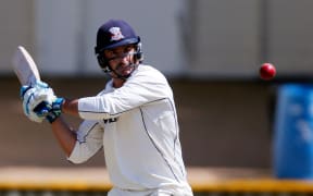 Auckland batsman Colin de Grandhomme.