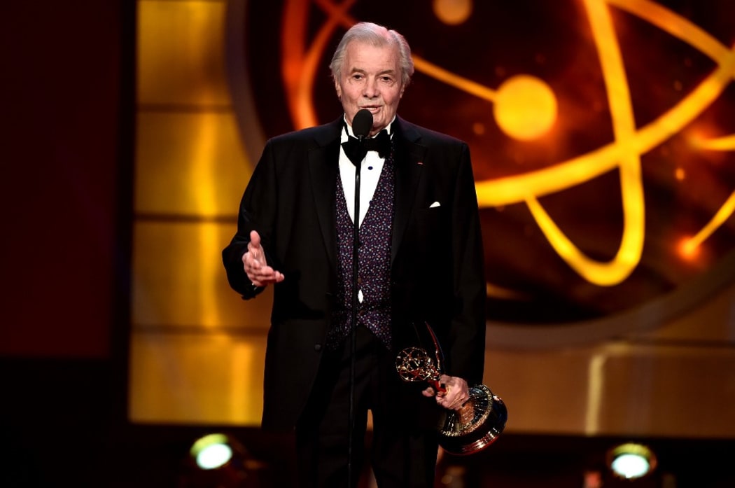 Jacques Pepin accepts the Lifetime Achievement Award onstage during the 46th annual Daytime Creative Arts Emmy Awards at Pasadena Civic Center on May 03, 2019