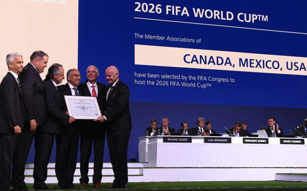 Canada, Mexico and the United States will  jointly host the 2026 World Cup.