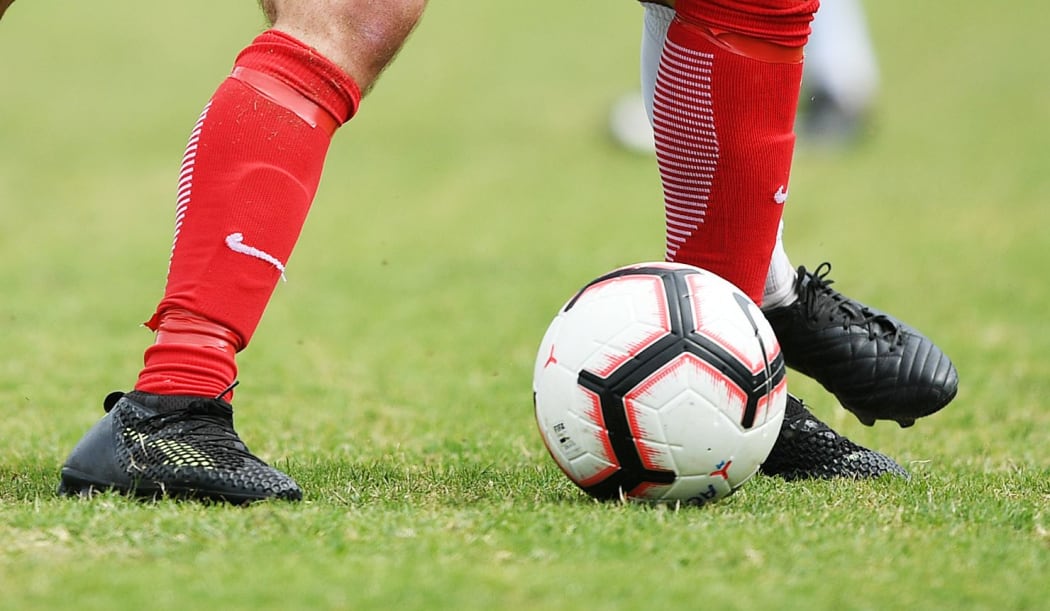 Canterbury's Sean Liddicoat.
Auckland City FC v Canterbury United Dragons. ISPS Handa Premiership 2018. Kiwitea St, Auckland, New Zealand. Sunday 18 November 2018. © Copyright photo: Andrew Cornaga / www.photosport.nz