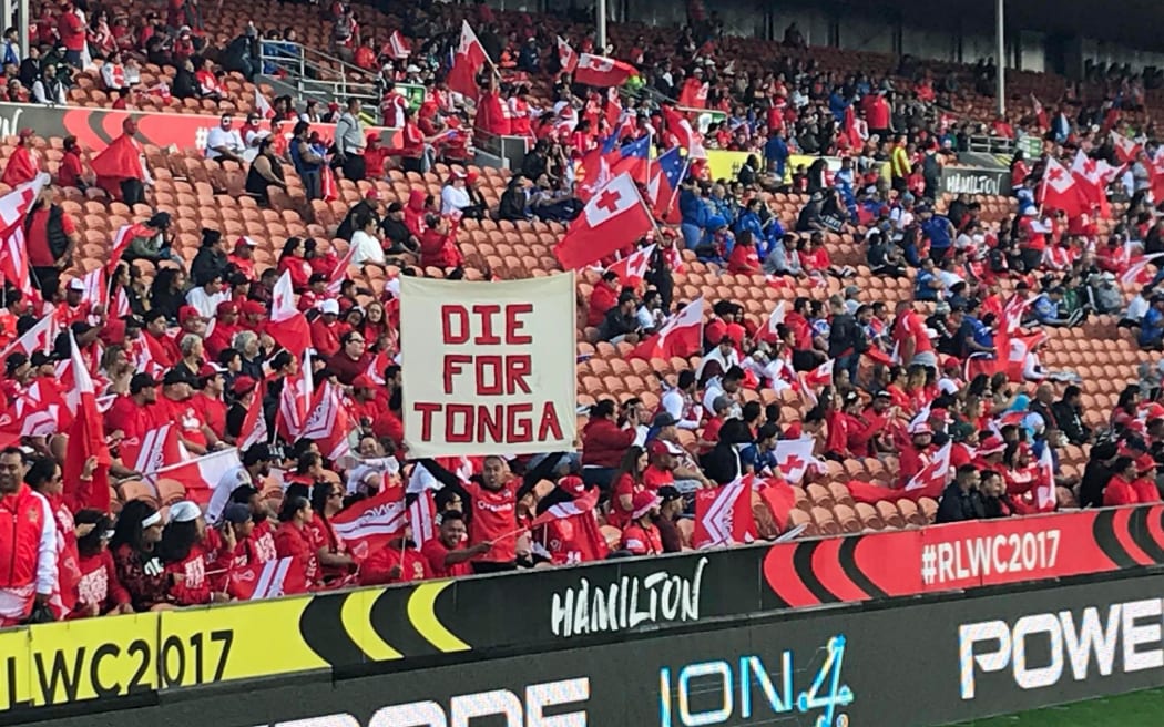 Tongan fans have dominated stadiums.