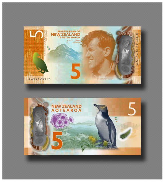 New bank notes from the Reserve Bank.
