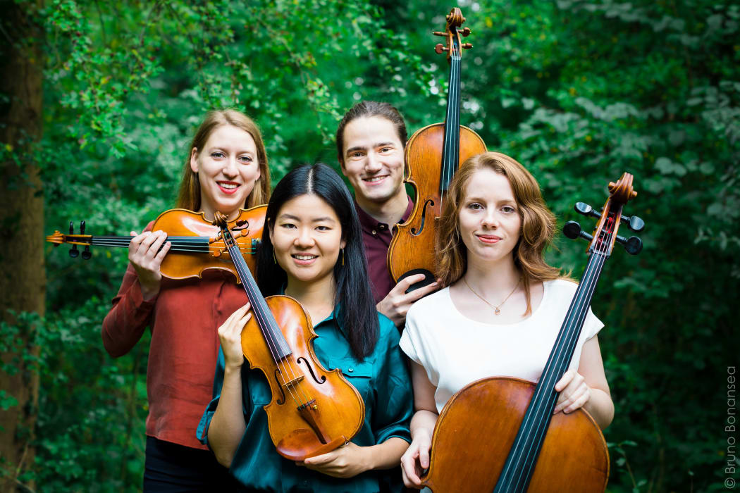 From left: Jos Jonkers, Mayumi Kanagawa, Albin Uusijärvi, Alice Gott