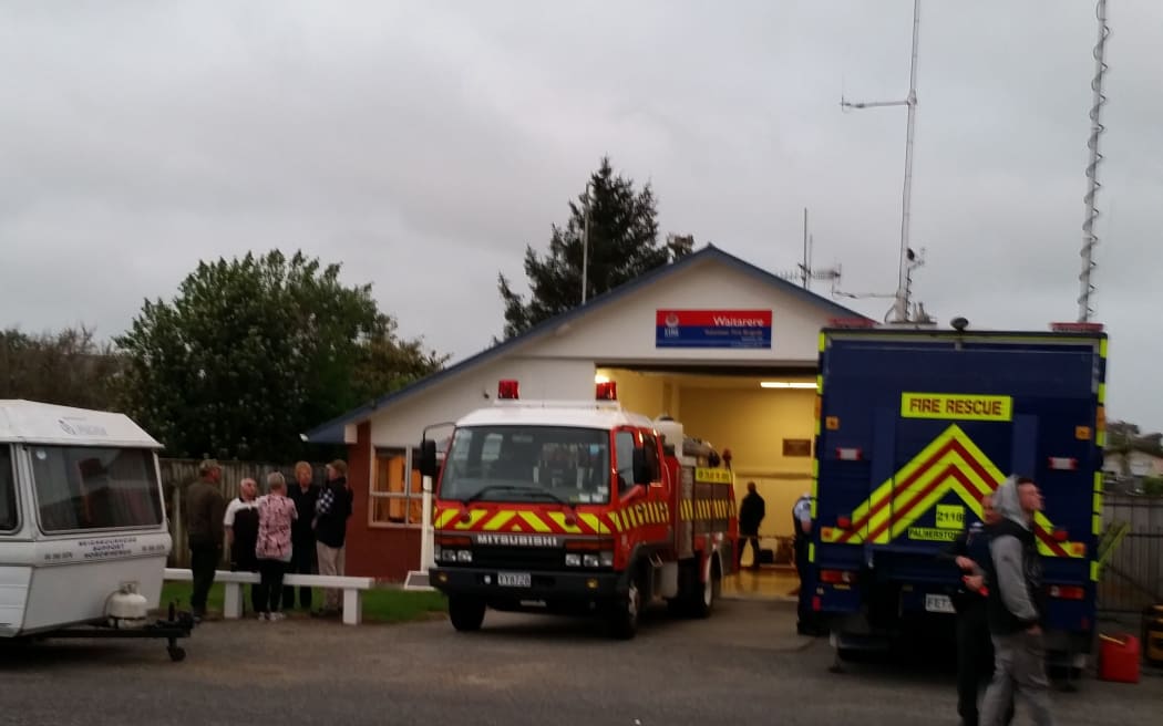 The command centre for the search for missing 10-year-old Alex Fisher.
