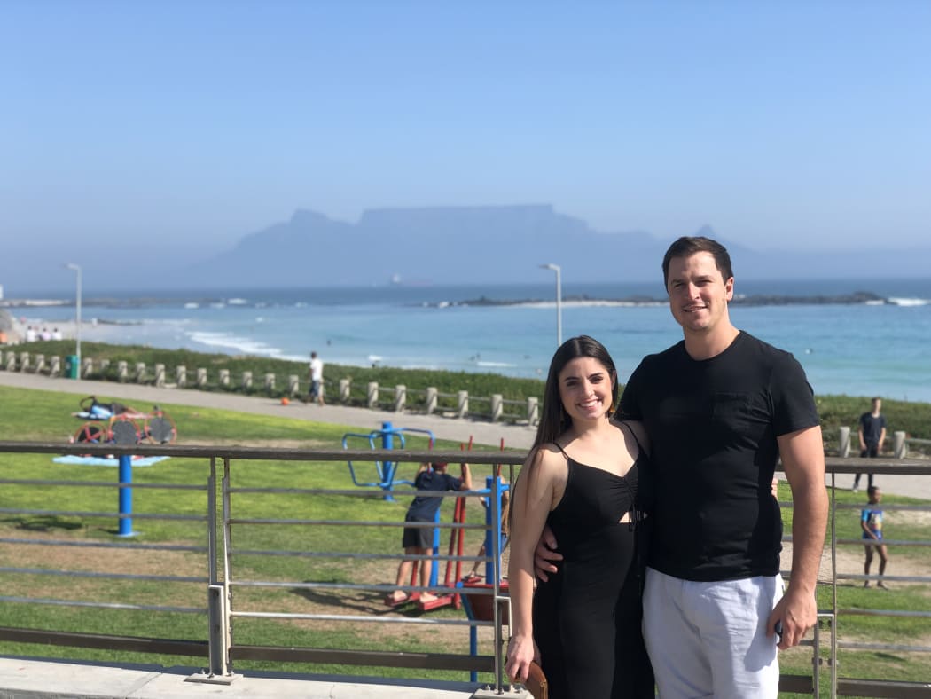 Nicole Nel and her partner Johannes Smit.