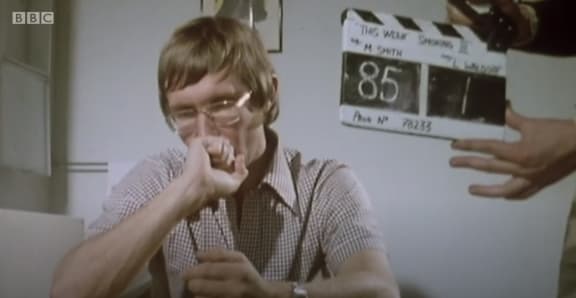 Peter Taylor reporting in the 1970s.