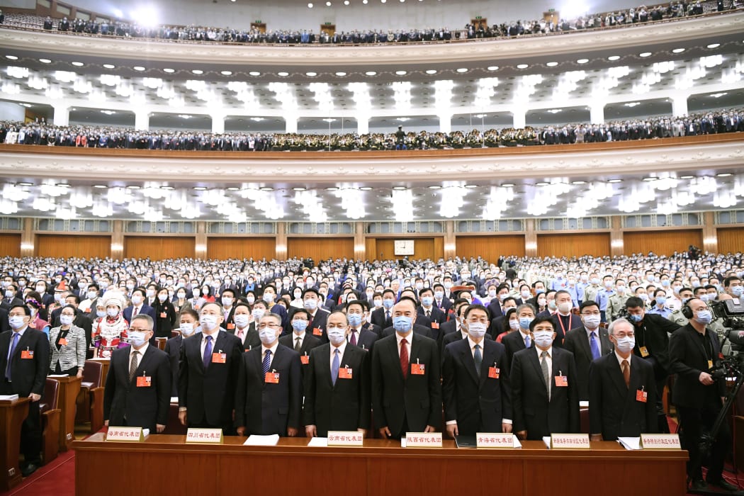 The third session of the 13th National People's Congress (NPC) opens at the Great Hall of the People in Beijing, capital of China, May 22, 2020.