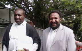 PNG's Don Polye and lawyer John Napu