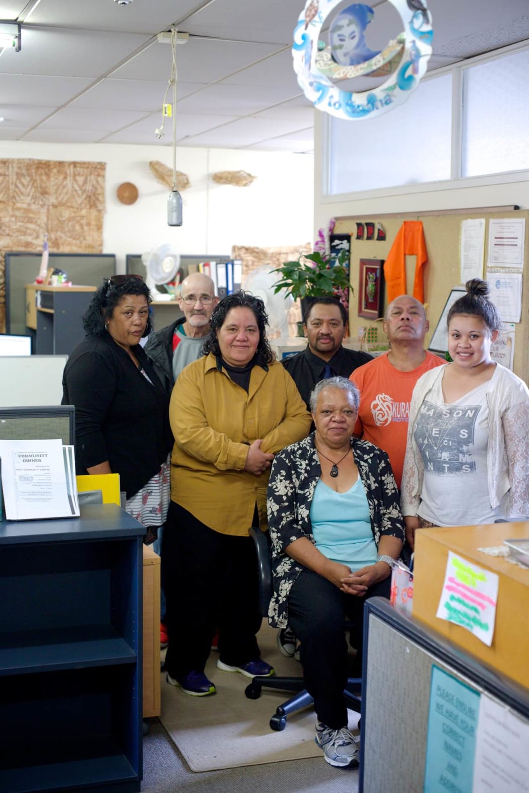 "Sometimes you wonder how those companies could give out a loan,” Karina Mitai (third from left)