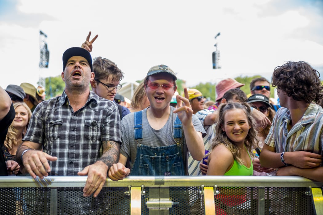 The crowd at Christchurch's Electric Avenue festival