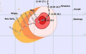 Cyclone Victor impact map.