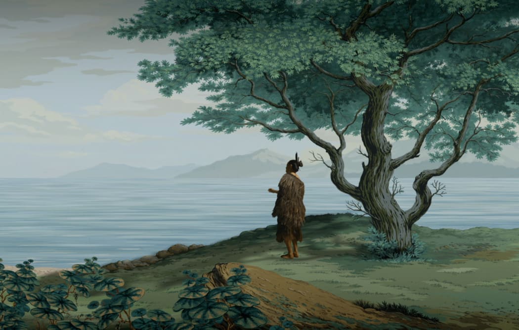 Image from Lisa Reihana’s In Pursuit of Venus (infected)