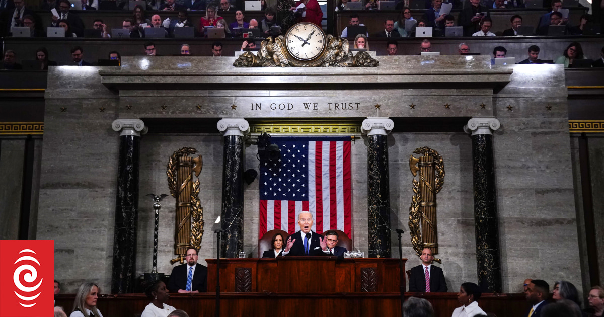 Biden takes on Trump over Russia democracy in fiery State of the