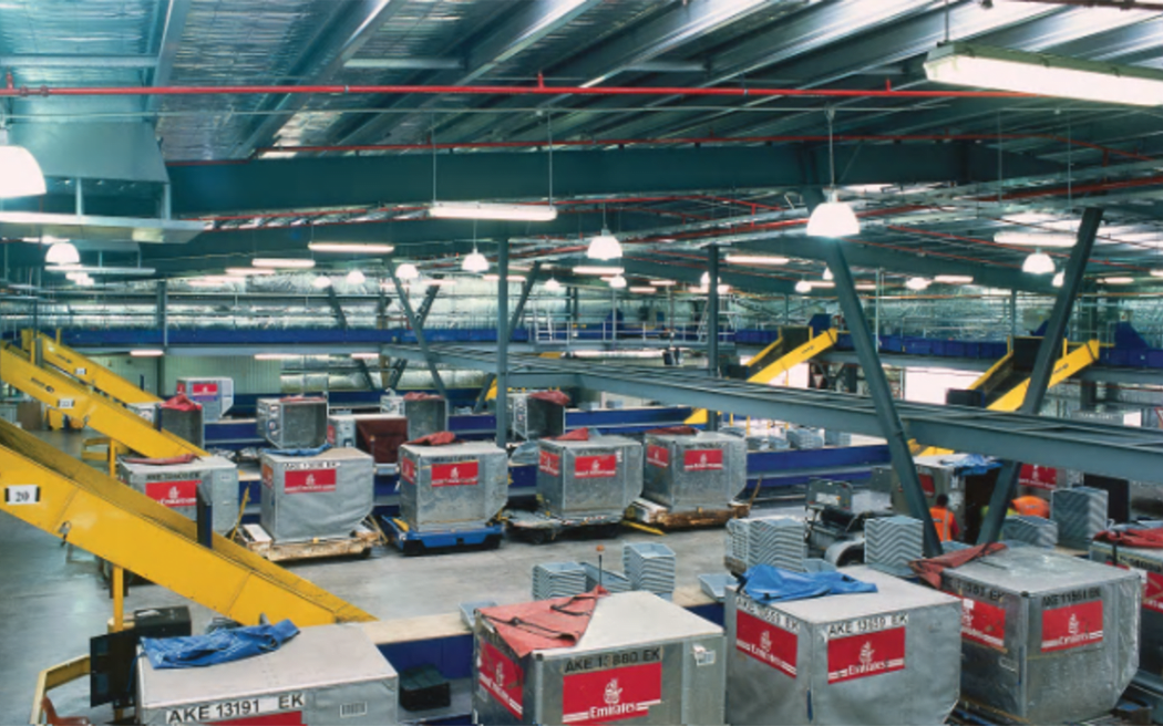 The bag hall at the eastern end of Auckland Airport will be demolished.