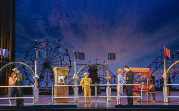 A scene from Cosi fan tutte at The Met