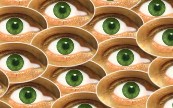 Staring eyes