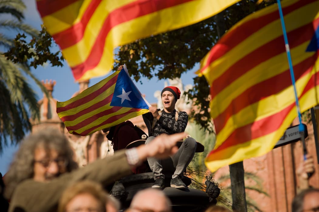 Pro-independence supporters