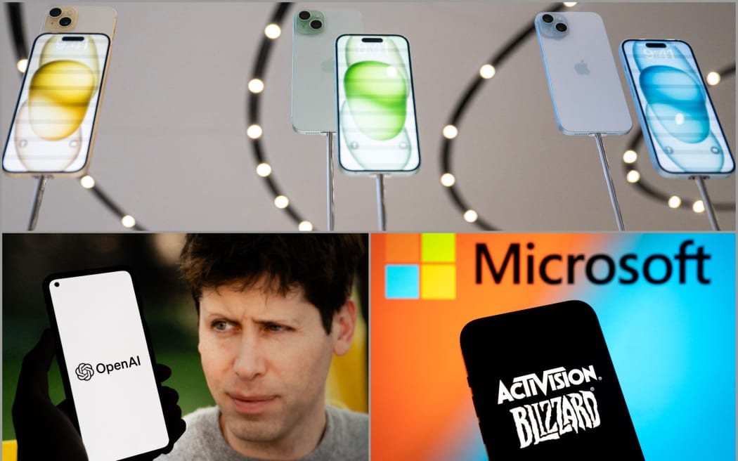 Apple iphones, Sam Altman, Microsoft buyout of Activision Blizzard
