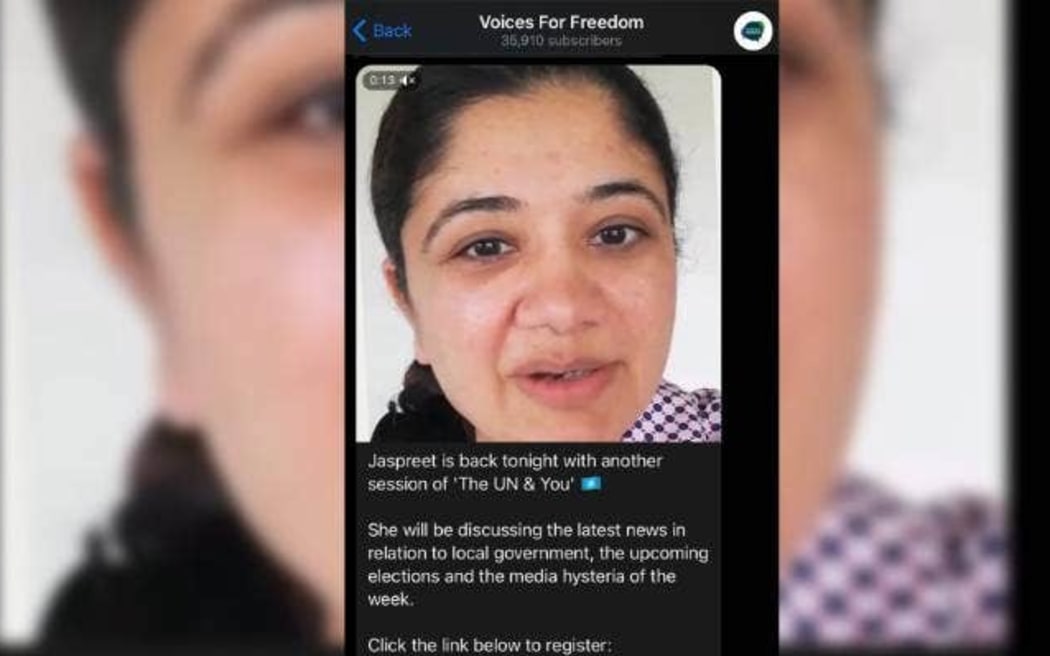 Southland dairy farmer and district council community board candidate Jaspreet Boparai regularly speaks on Voices for Freedom platforms.