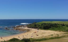 Little Bay in NSW, Australia, is a beach semi-circular in shape and enclosed by headlands to the south and north. Its narrow entrance provides significant shelter from prevailing sea conditions.