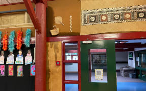 Water on the walls at Natone Park School.