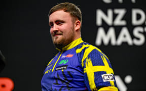 English darts player Luke Littler.