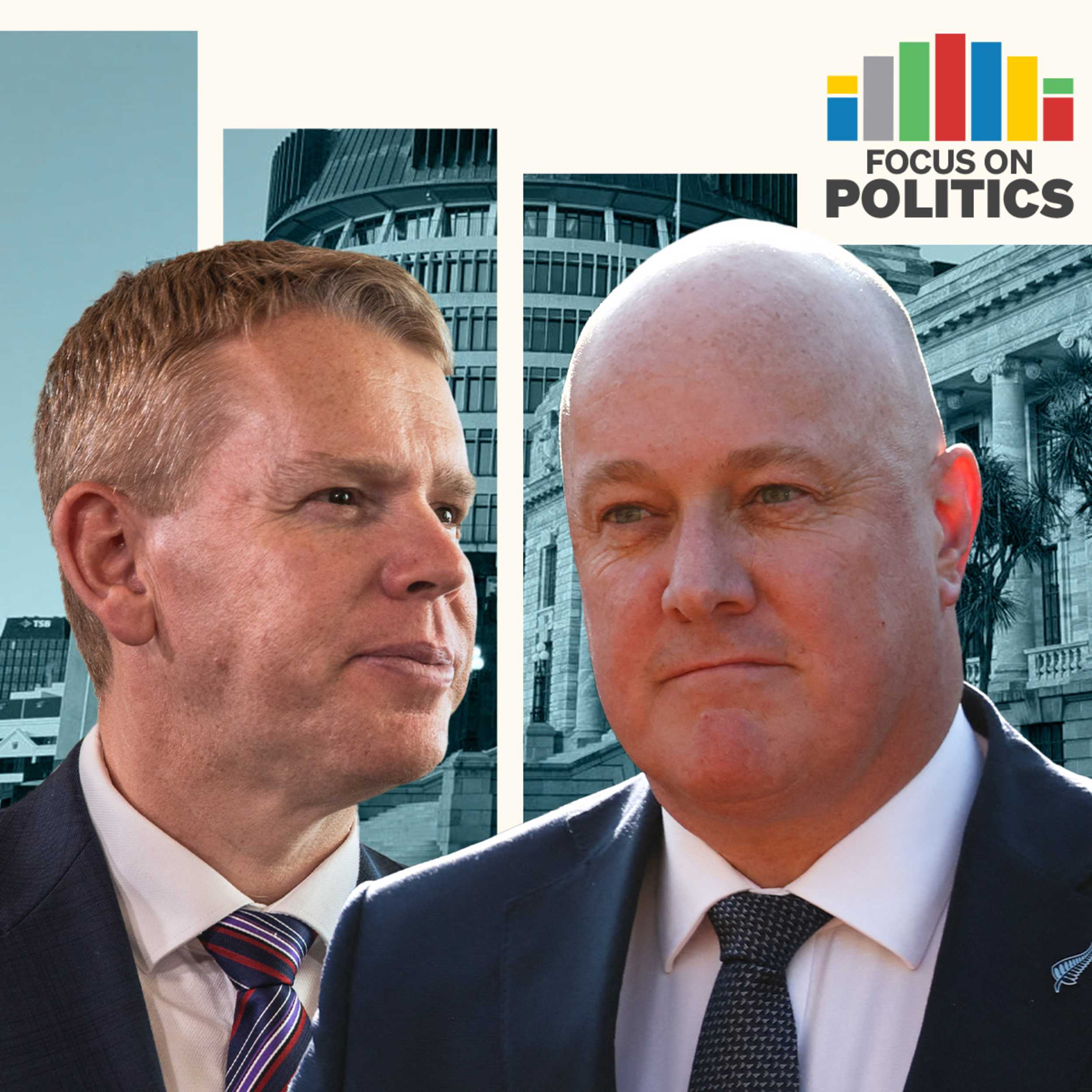 Luxon and Hipkins give election-year teaser episode artwork