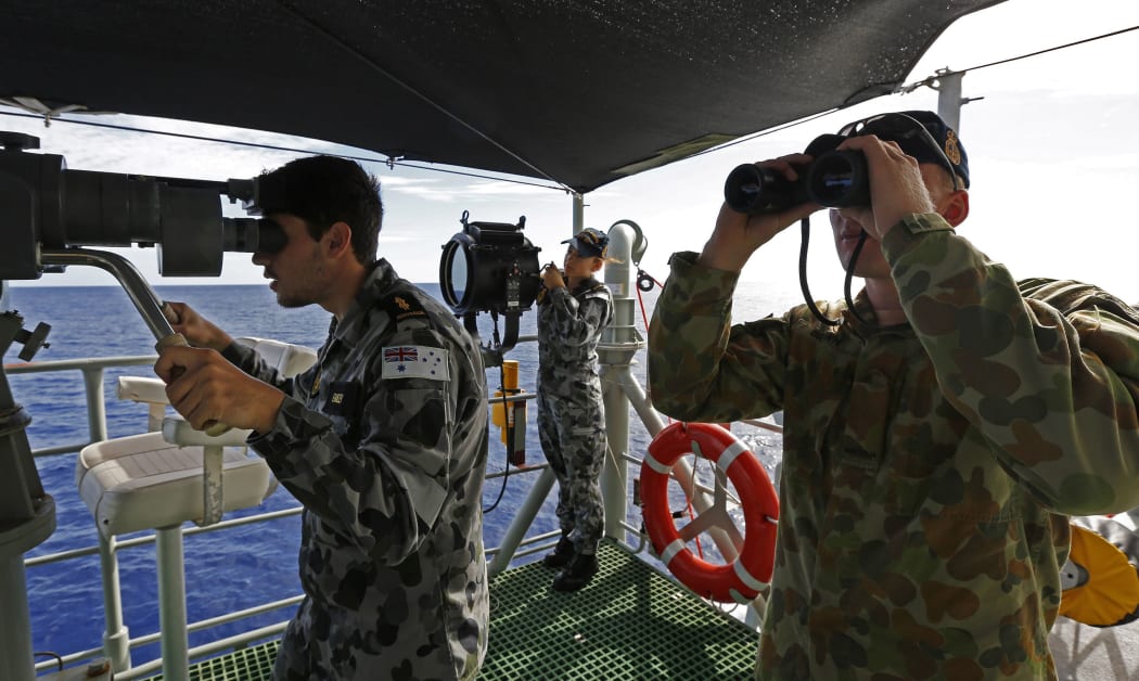 Australian Defence crew are leading the international search in the Indian Ocean.