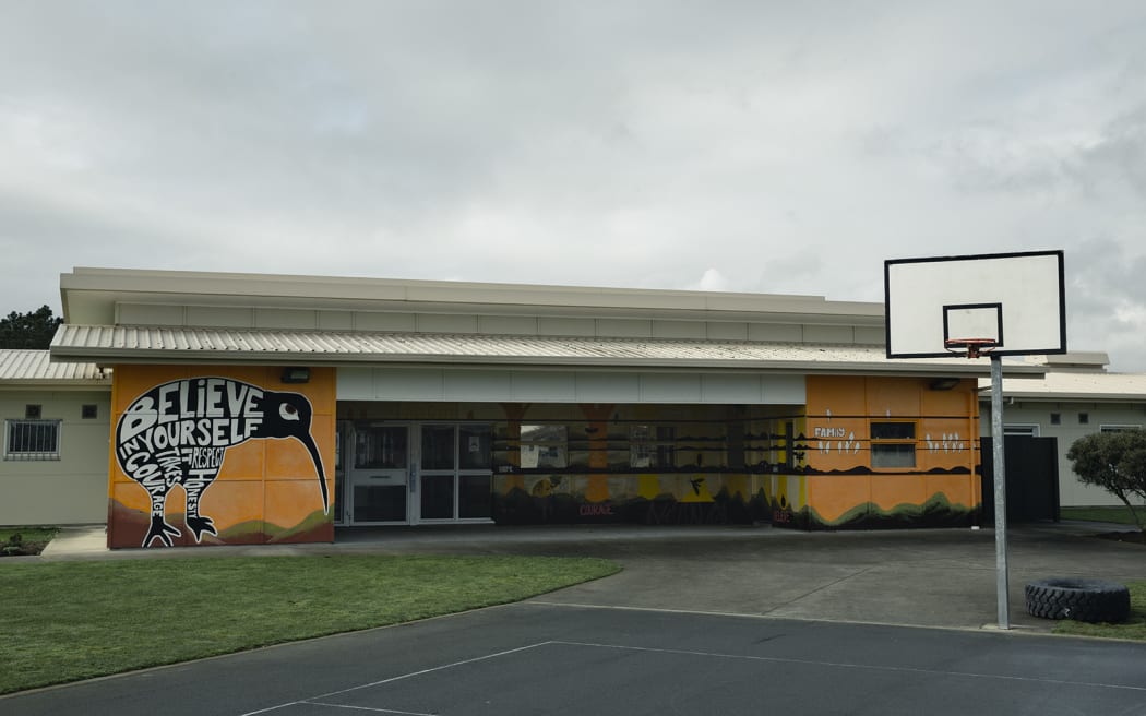 A mural at Christchurch Men's Prison.