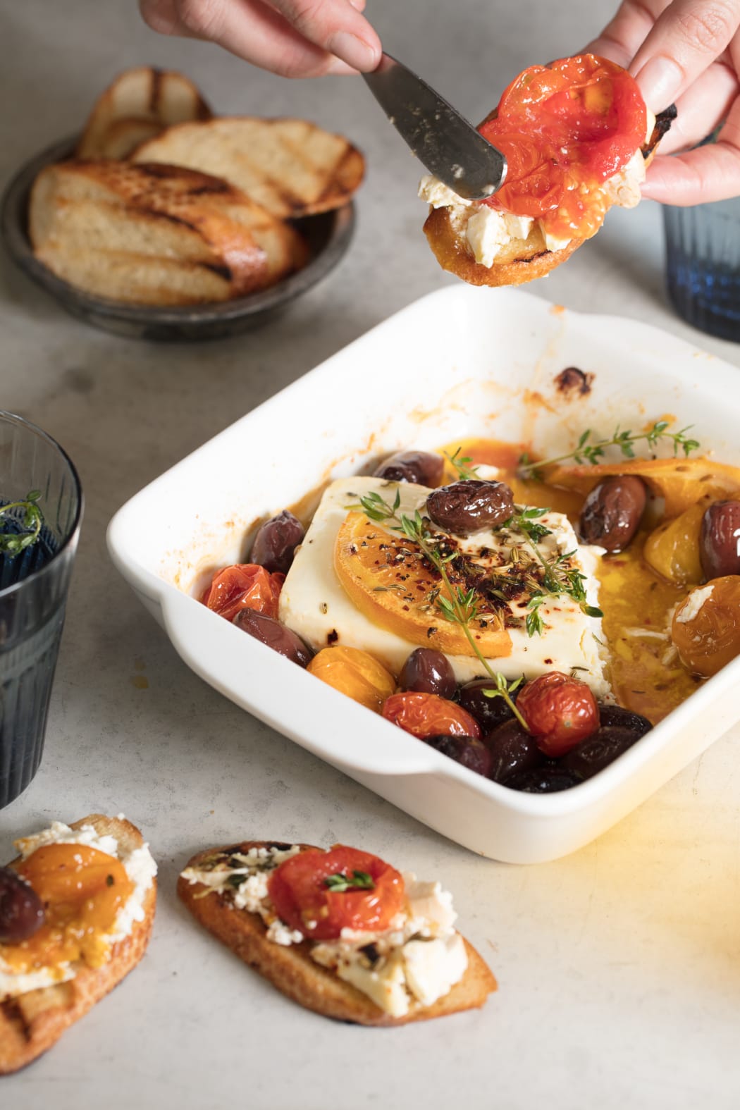 Mediterranean Baked Feta