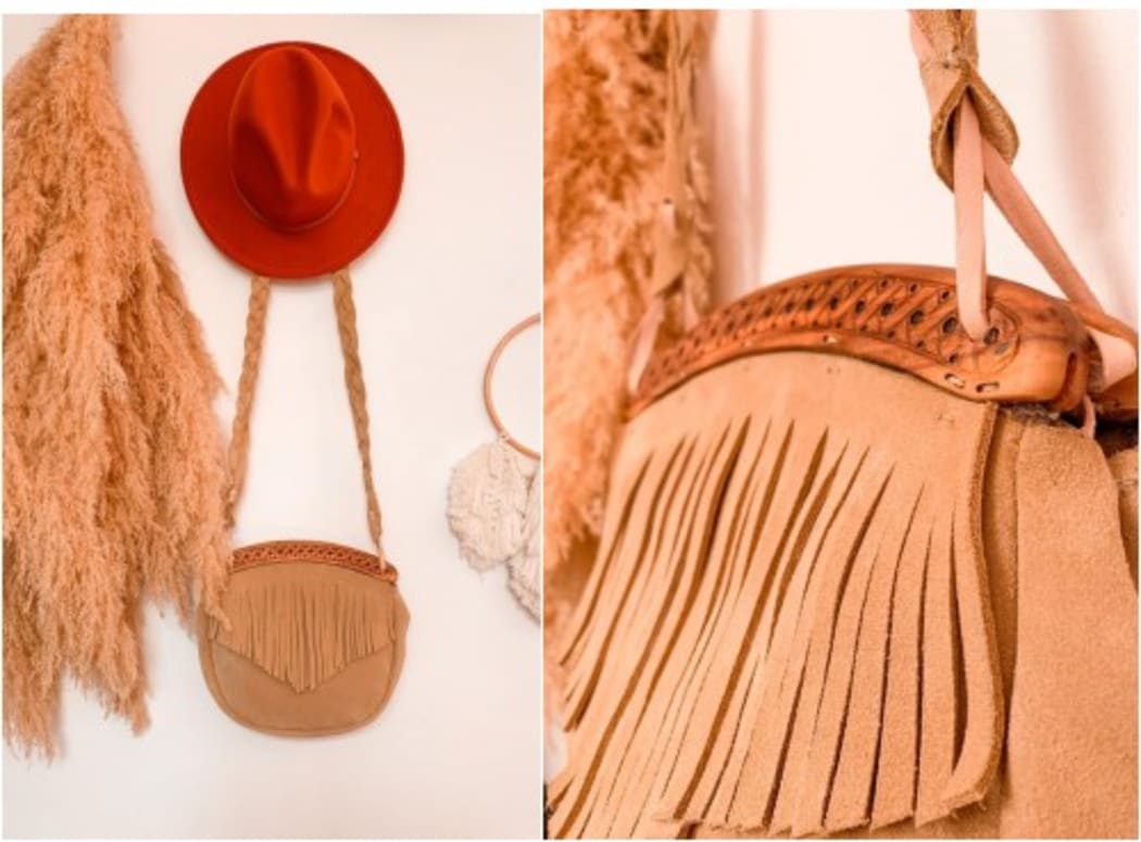 Kaille Harris' hand made bag which she left on the roof of her car
