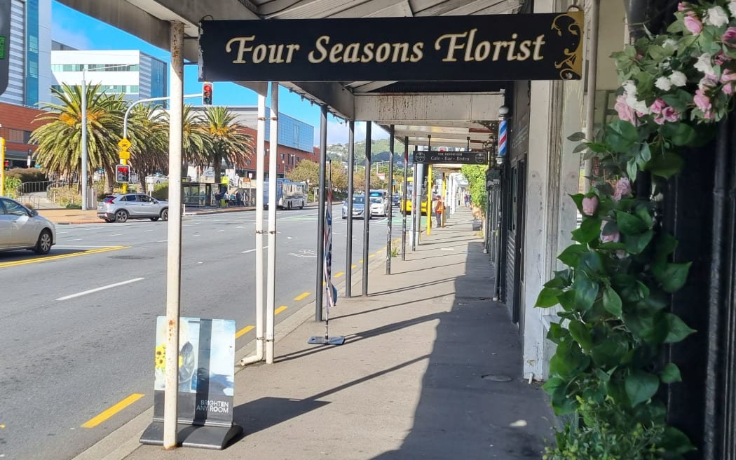 Florist Laura Newcombe - in a spat with MP Julie Anne Genter