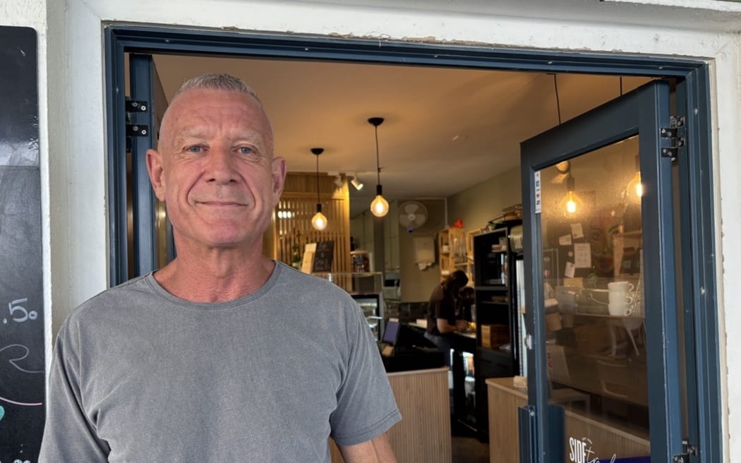 Side Track Cafe owner Mike Waghorn.